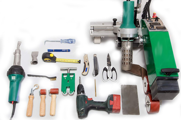 Набір інструментів для роботи по укладанню мемани ПВХ