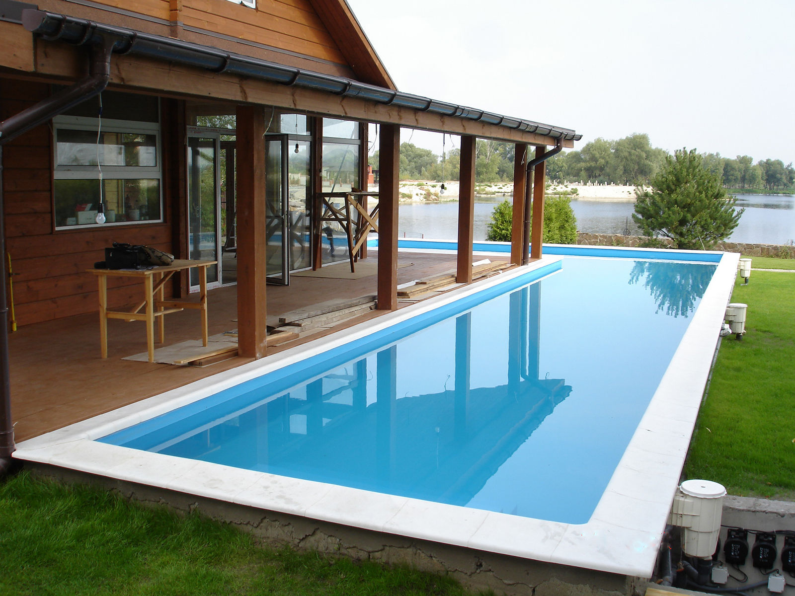 Несьемная палубка для строительства бассейнов