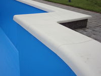 Копінговий Бортовий камінь для периметра басейна