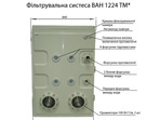 Навесная фильтрующая система ВАН1224 вид с переди