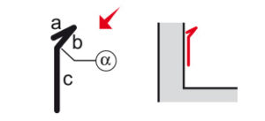 Обробка ламінованого листа молдинг стін