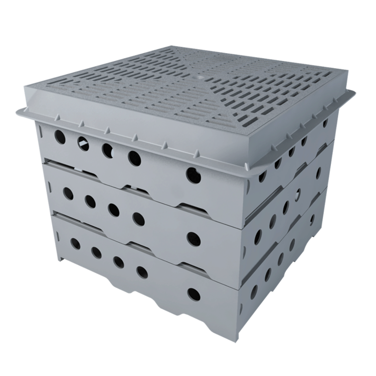 Короба для зелених плоских покрівель з мембраною ПВХ