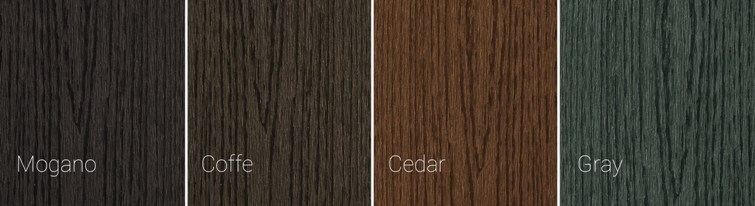 Цветовая палитра террасной доски Bruggan